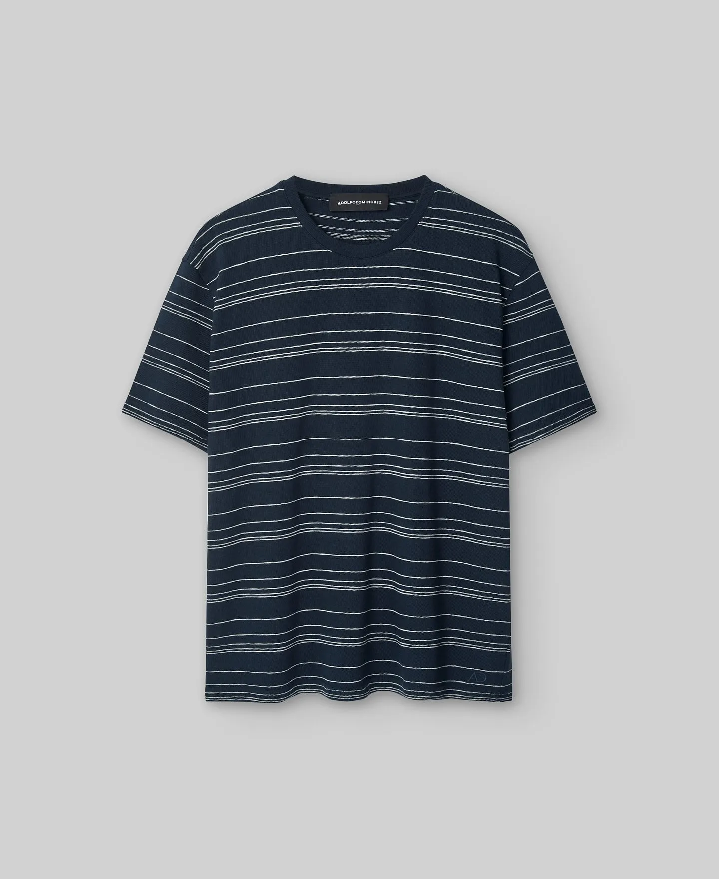 Cotton striped T-shirt man