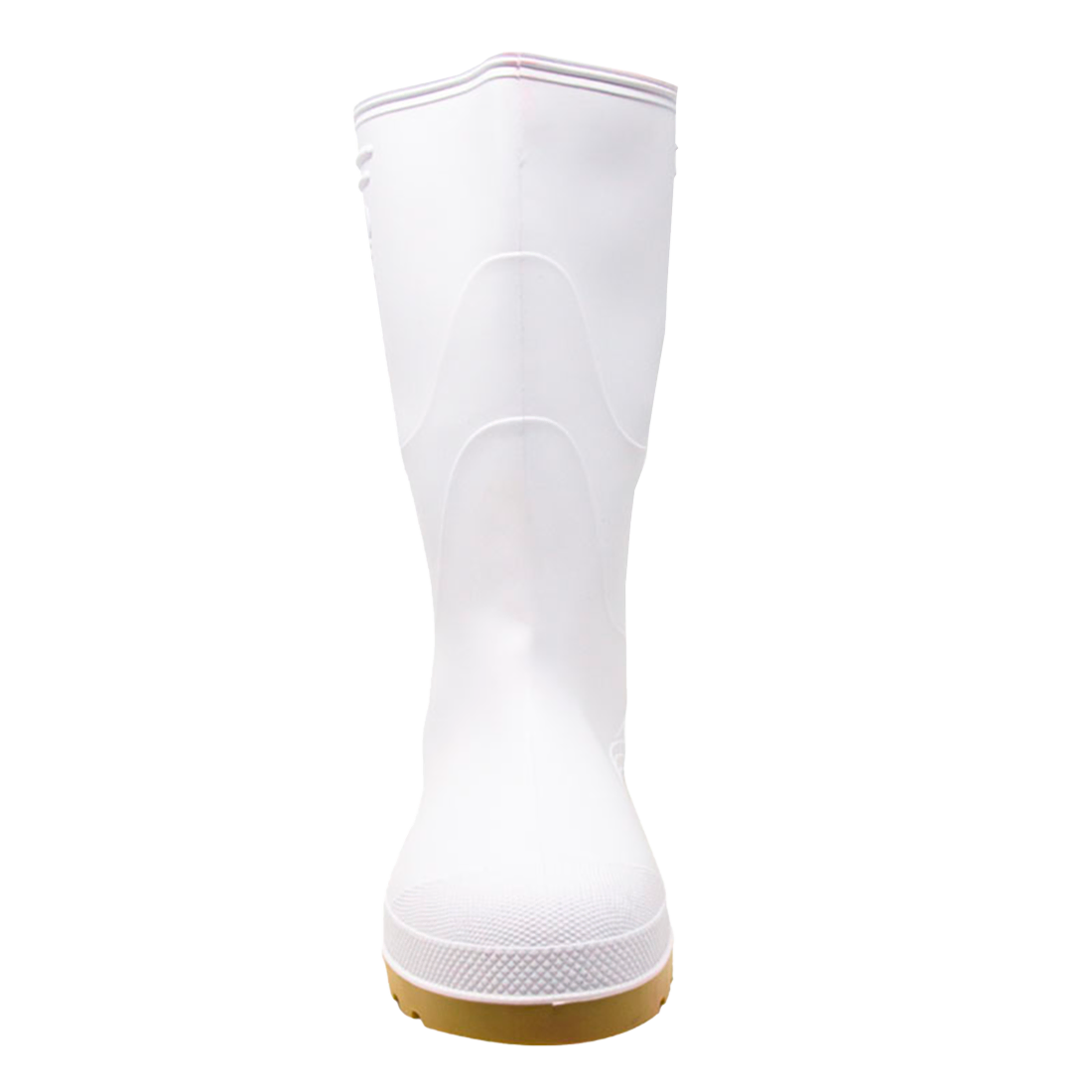 Dinosaurio pp-1015b-08 talla 40 par de botas de pvc antideslizantes blancas altas