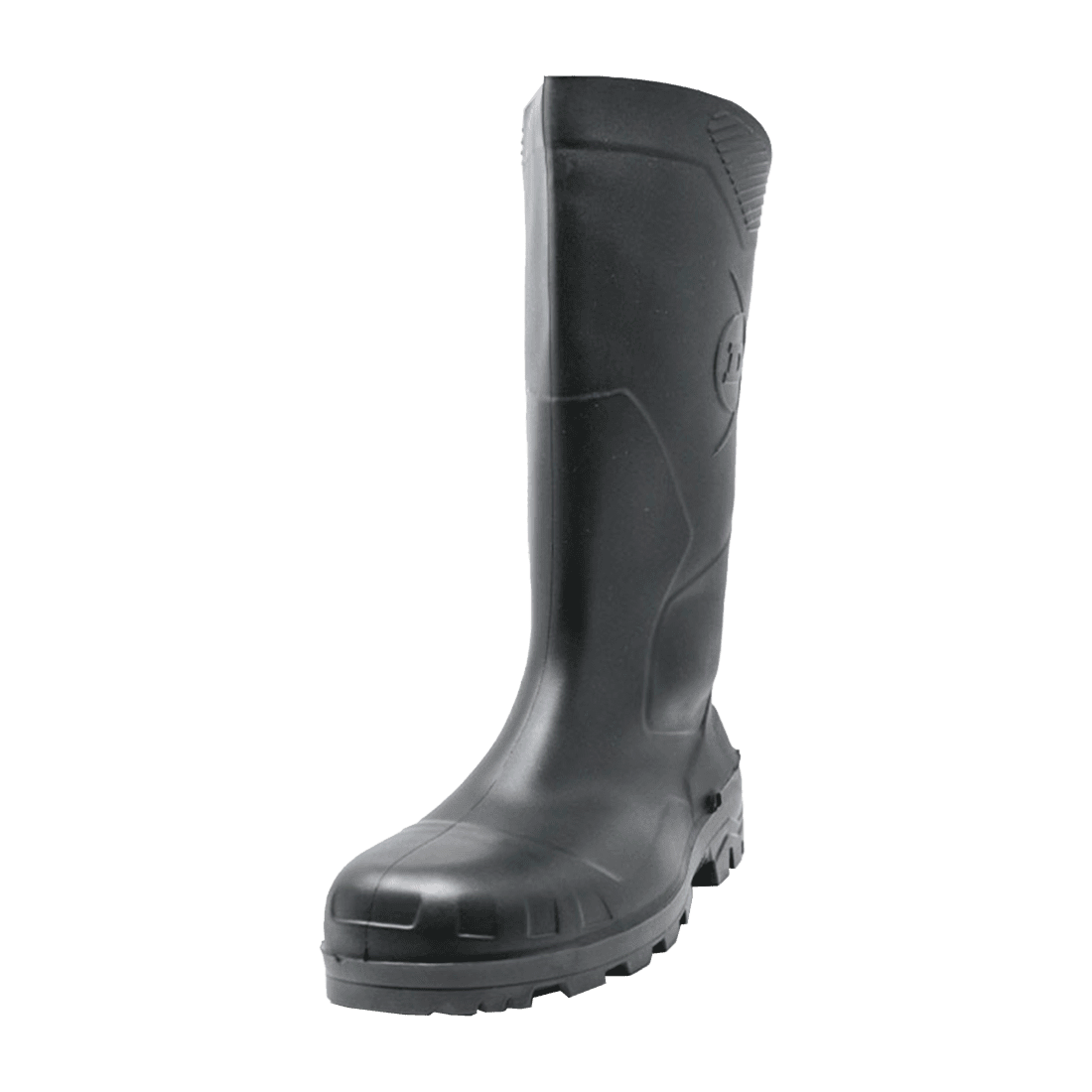 Dunlop pp-h142011-07 talla 42 par de botas de pvc anti-estaticas punta de acero negra altas