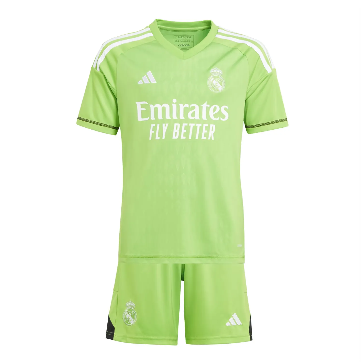 Equipación adidas Real Madrid portero niño 2023 2024