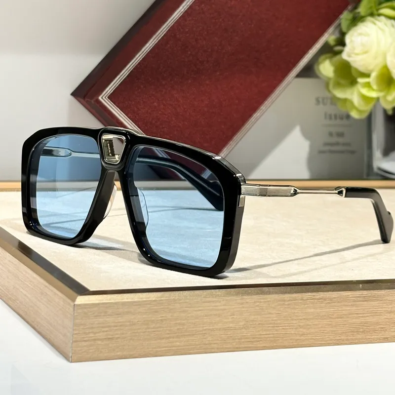 Gafas de sol de moda de Savoy para hombres Rectángulo de verano Súper diseñador Estilo de la calle elegante ACETATO ACETATO ACET