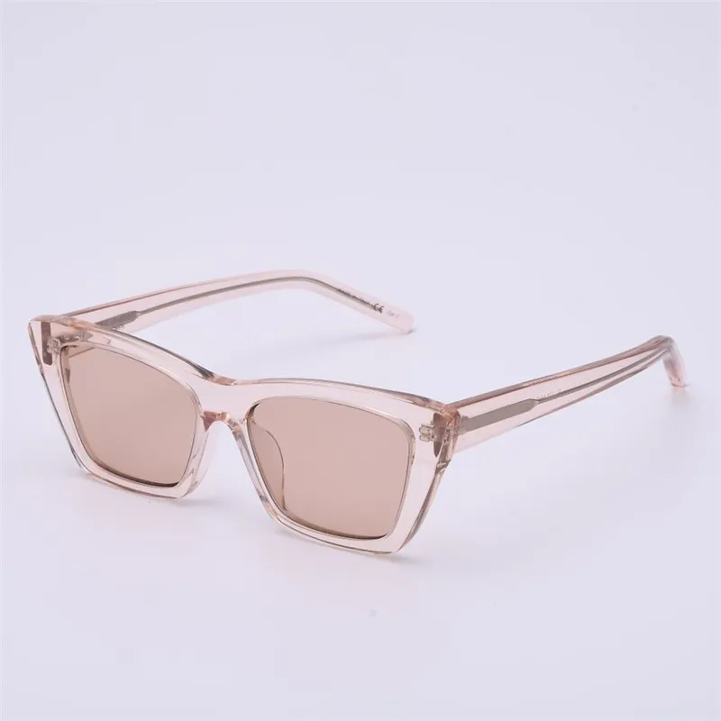 Gafas de sol para hombres, mujeres, 276, estilo de verano, antiultravioleta, placa retro, marco completo, anteojos, caja aleator