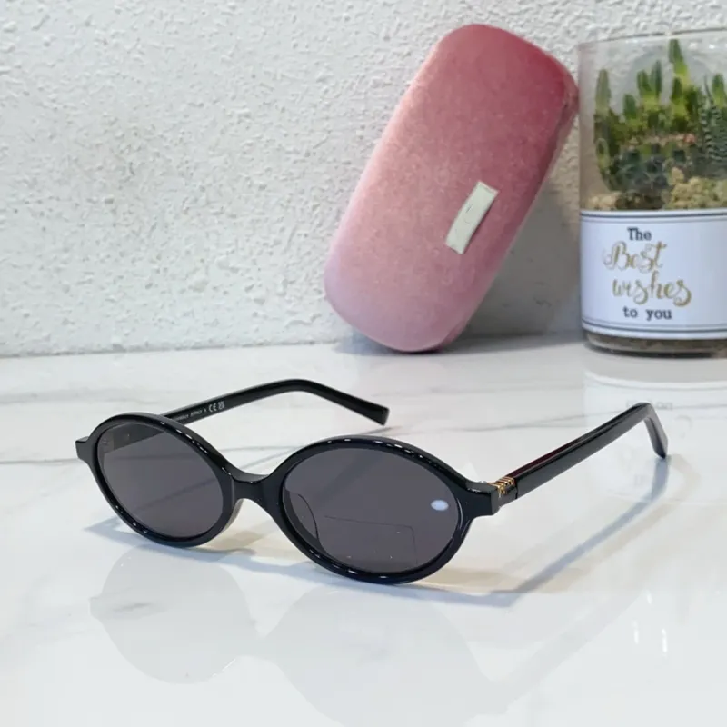 Gafas de sol redondas ovaladas de lujo para mujeres para hombre SMU044 Gafas de sol de diseño Moda de alta calidad Estilo clásic