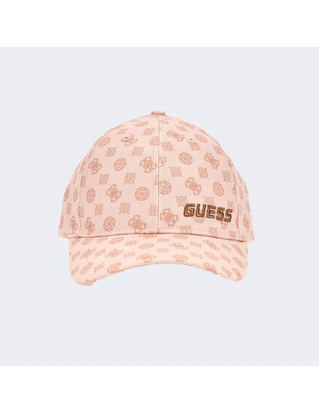 Gorra con estampado y logo bordado de Guess