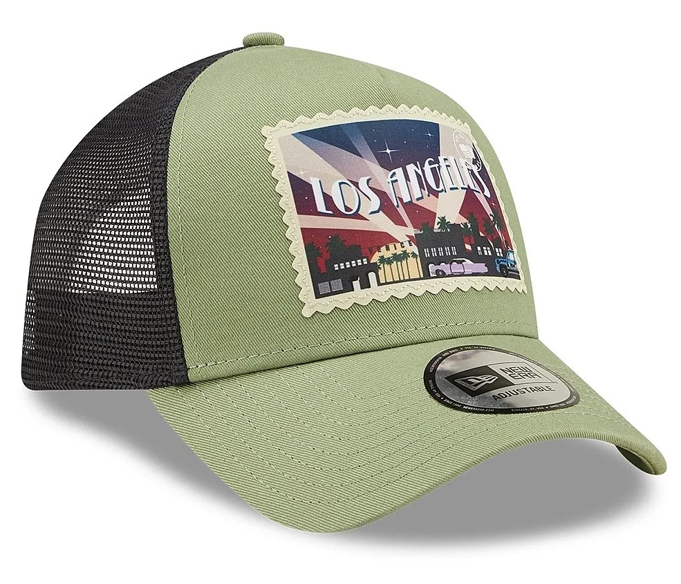 gorra con visera New Era 9FO AF Postcard Trucker Branded - Jade - men´s