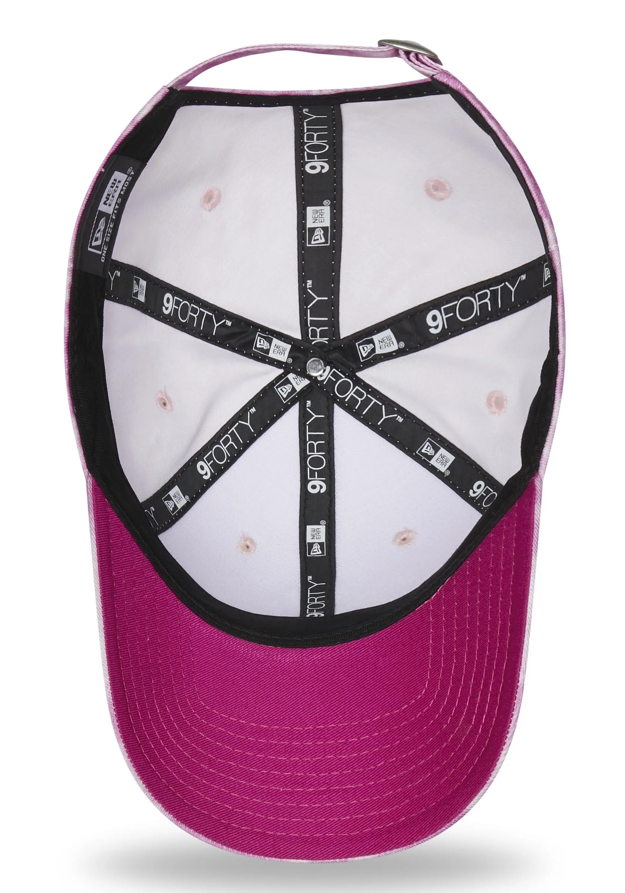 gorra con visera New Era 9FO Tie Dye MLB New York Yankees - Pink/White - women´s