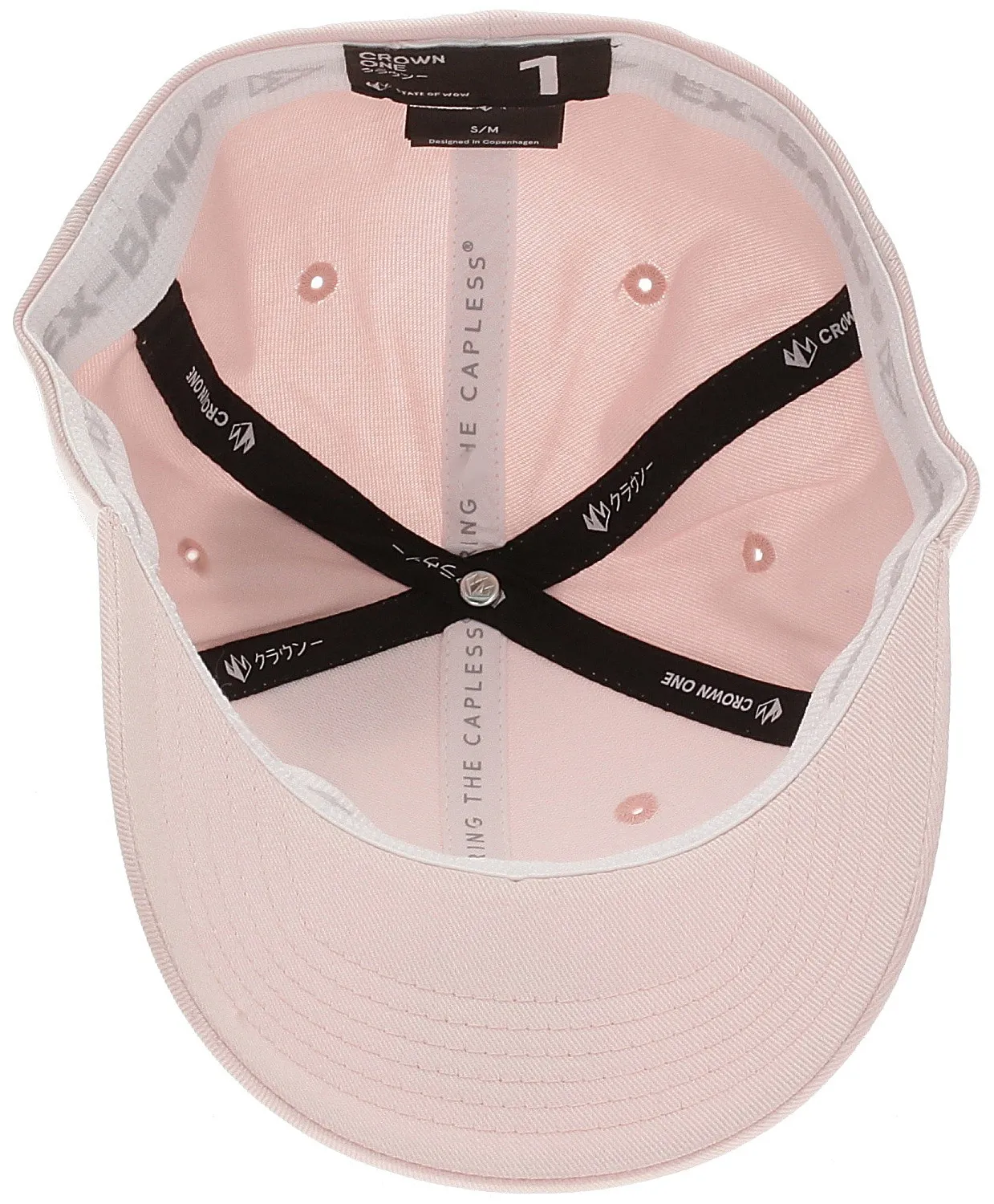 gorra con visera State of WOW Crown 1 Ex Band - Light Pink