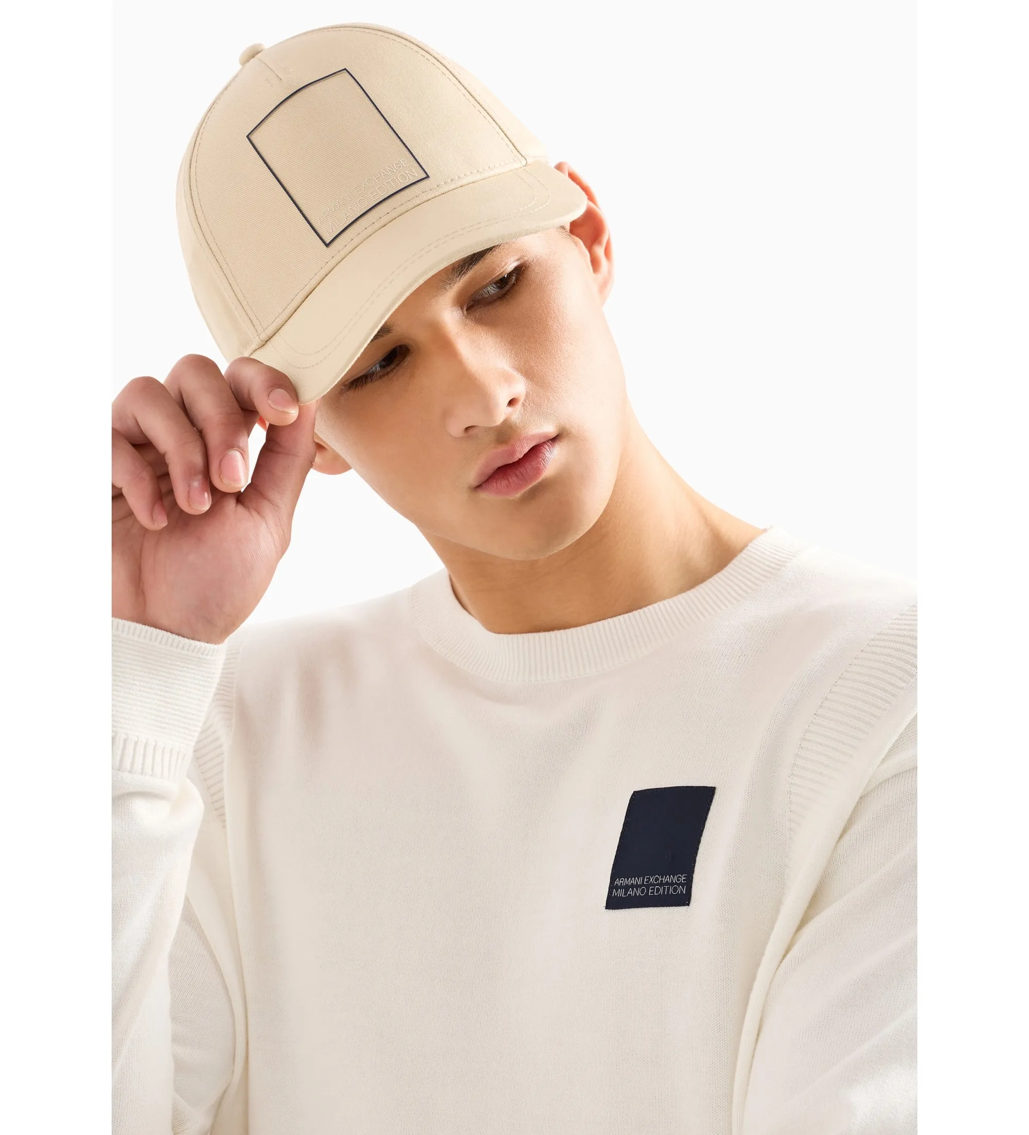 Gorra Cuadrado beige