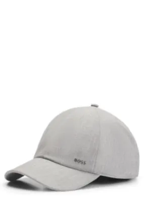 Gorra de sarga aterciopelada con logo de letras