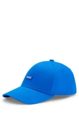 Gorra de sarga de algodón con etiqueta de logo bordado