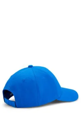 Gorra de sarga de algodón con etiqueta de logo bordado