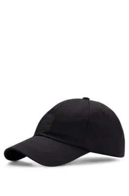 Gorra de sarga de algodón con parche de logo