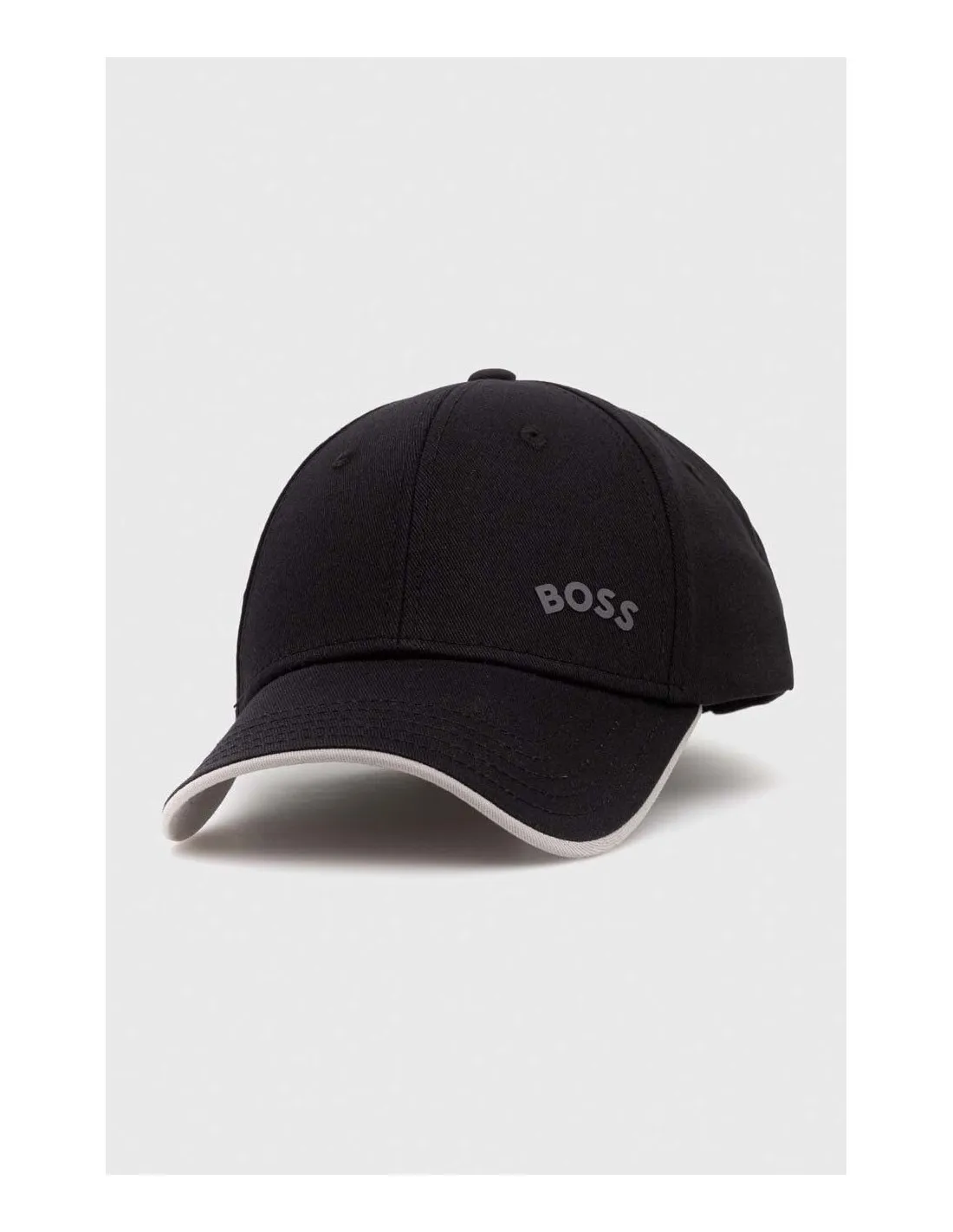 Gorra de sarga de algodón con detalle de logo bordado Hugo