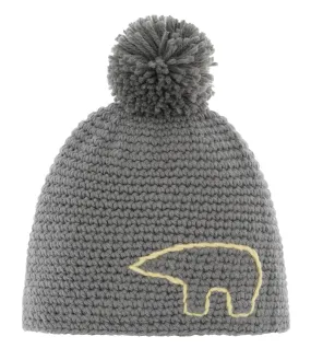 gorra Eisbär Jay Pompon MÜ - 506/Hell Graumele/Stick Pom/Banana