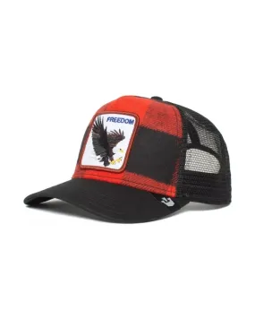 Gorra goorin bros roja aguila ski free trucker cap