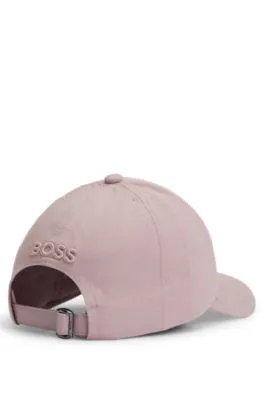 Gorra NAOMI x BOSS de sarga de algodón con bordado de la marca