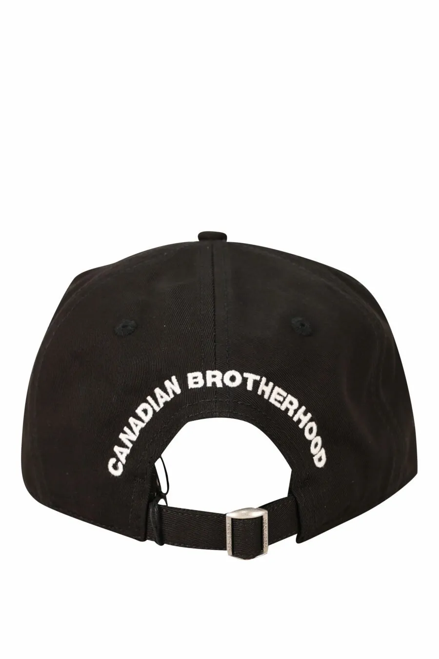 Gorra negra con maxilogo hoja