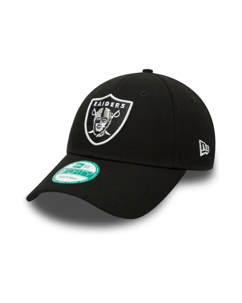 Gorra new era negra raiders the league lasrai otc