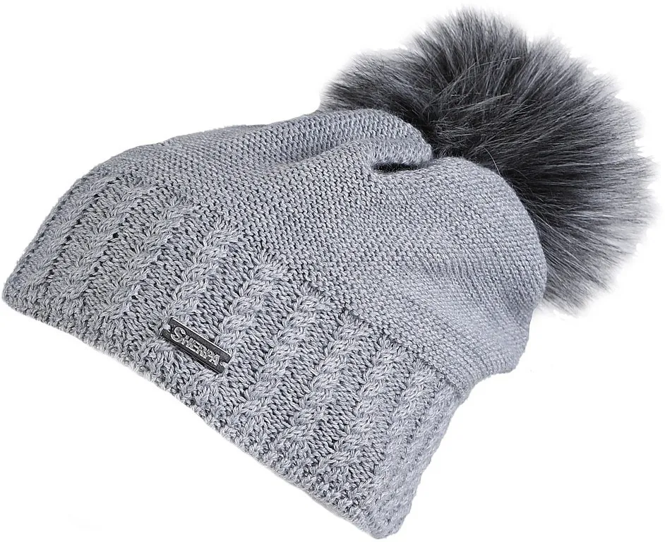 gorra Sherpa Gaia Merino - Mel Light Grey - women´s