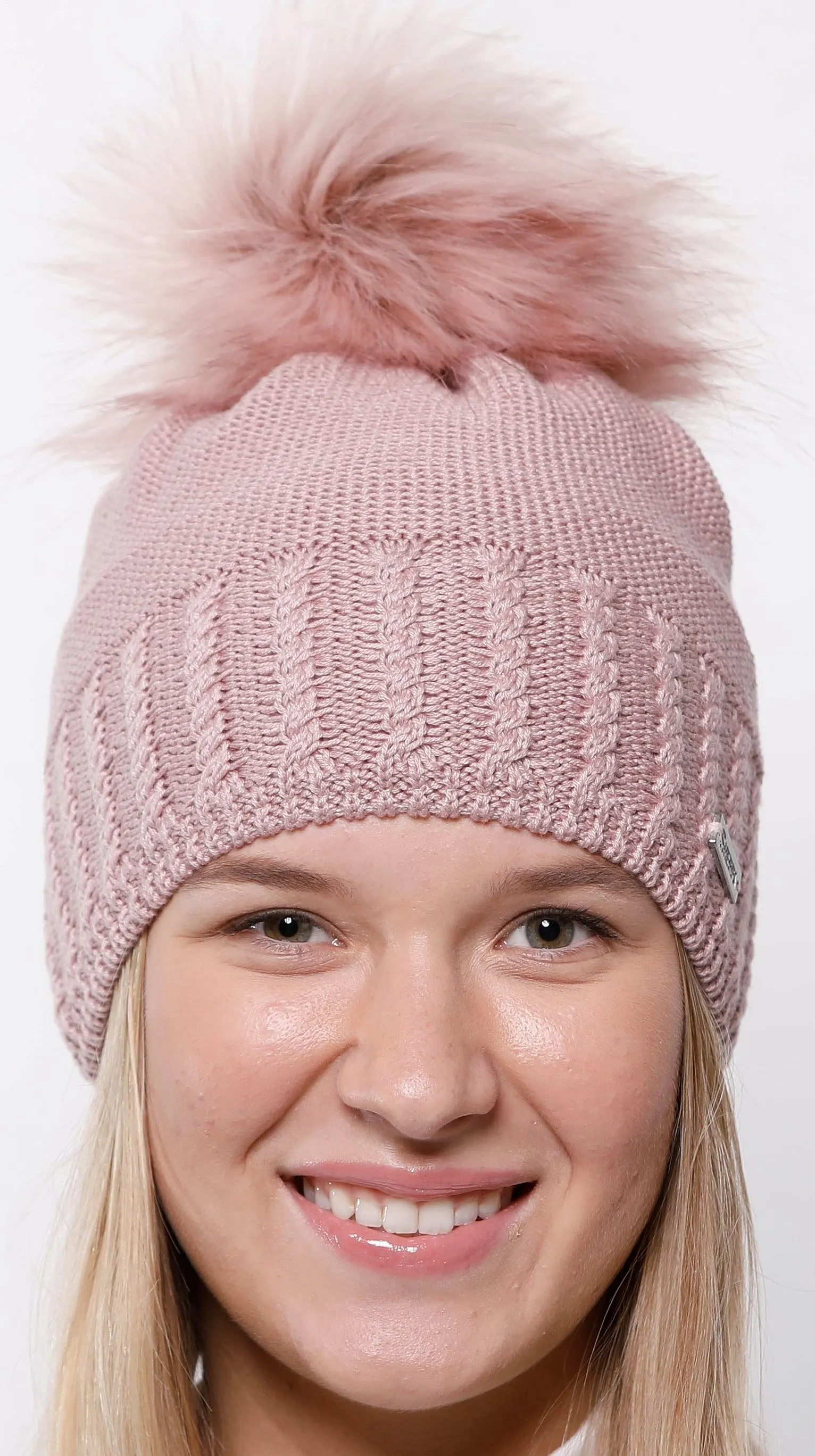 gorra Sherpa Gaia Merino - Rose - women´s