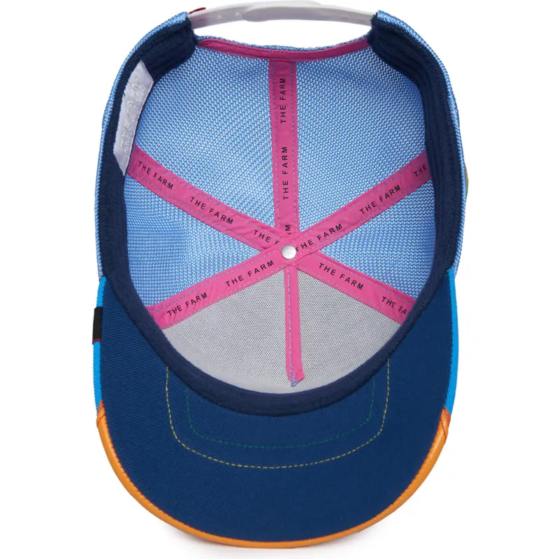 Gorra trucker azul conejo Going and Going and… Supercharged The Farm de Goorin Bros.