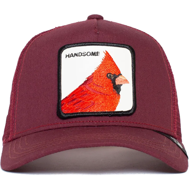 Gorra trucker granate pájaro Handsome Truckin The Farm de Goorin Bros.