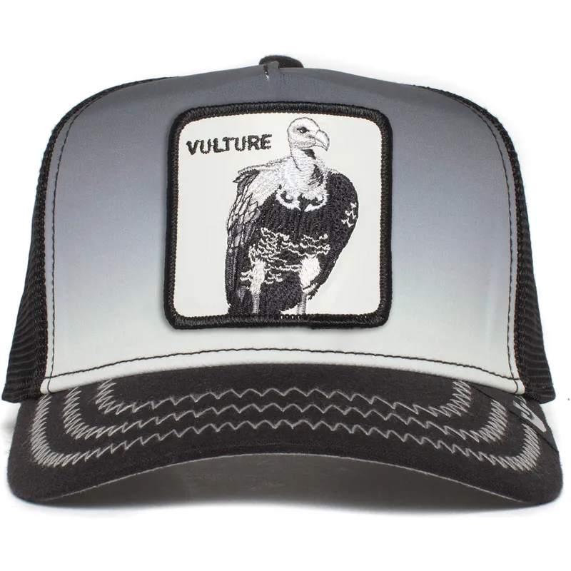 Gorra trucker negra buitre Vulture Back Off Buzzard The Farm de Goorin Bros.