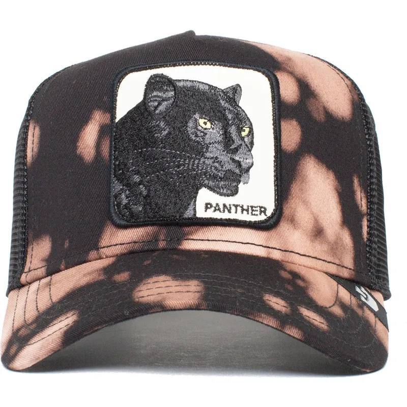 Gorra trucker negra pantera Acid Panther The Farm de Goorin Bros.