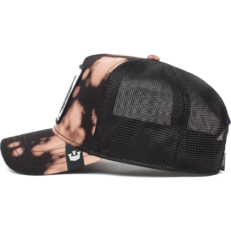 Gorra trucker negra pantera Acid Panther The Farm de Goorin Bros.