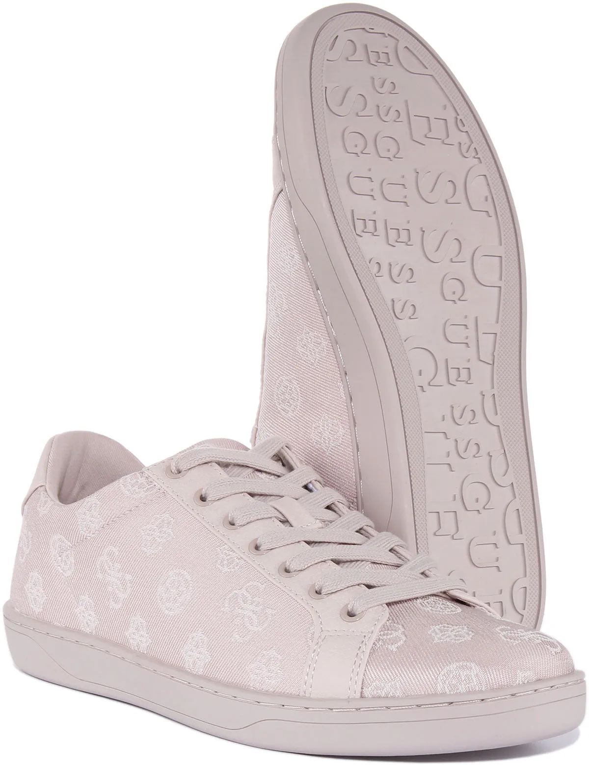 Guess Jesshe4 Zapatillas sintéticas con cordones para mujer en arena