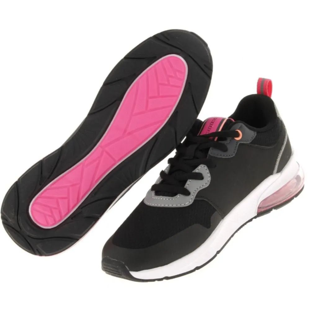 KAPPA LOGO SPLINTER EV KID Juior. 33152YW. Black grey/pink coral.