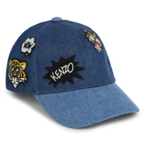 KENZO KIDS Gorra con parches y bordados