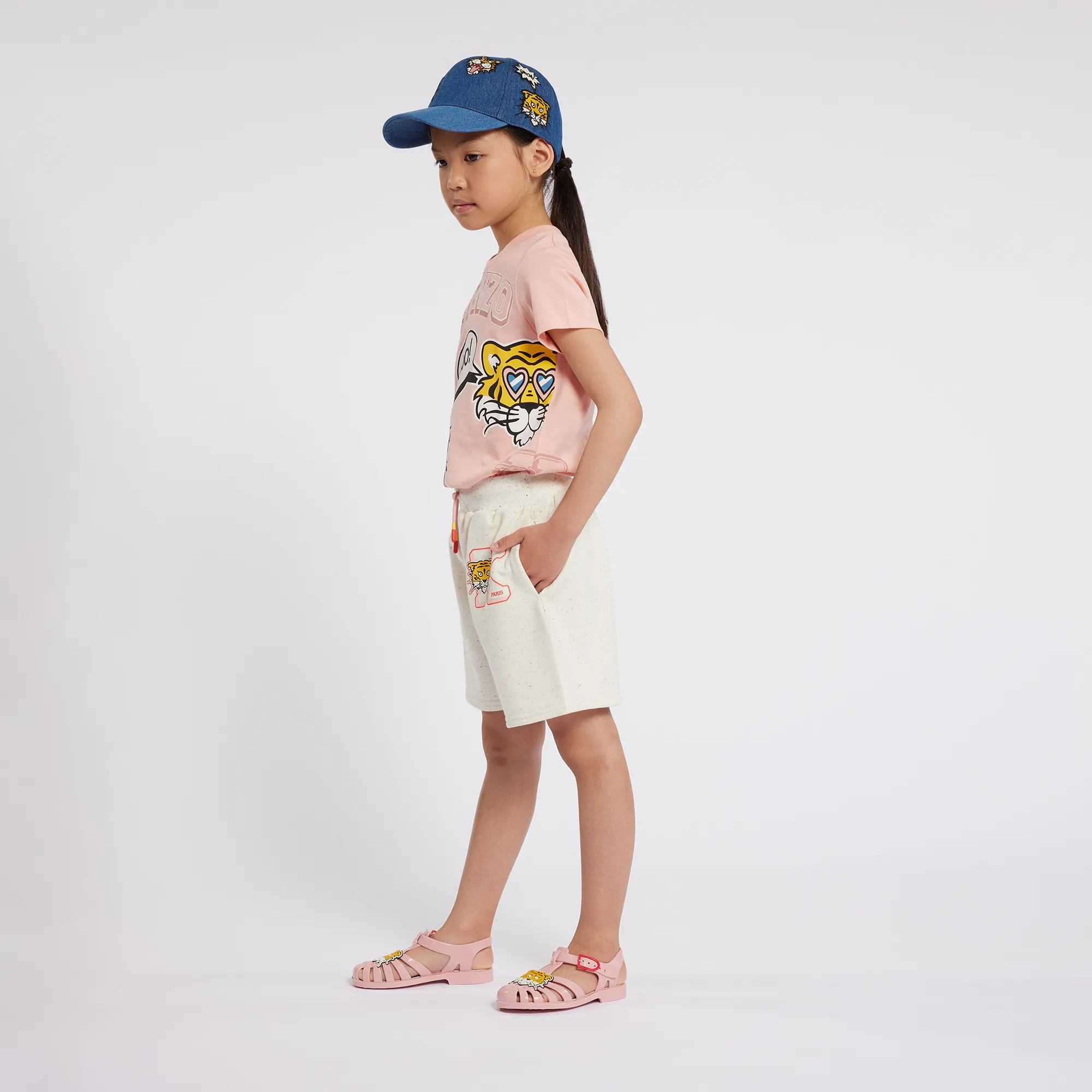 KENZO KIDS Gorra con parches y bordados