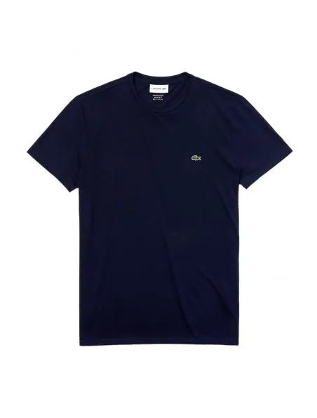 LACOSTE Camiseta Classic In Pima Hombre Blue Navy