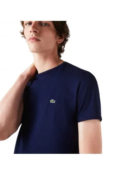 LACOSTE Camiseta Classic In Pima Hombre Blue Navy