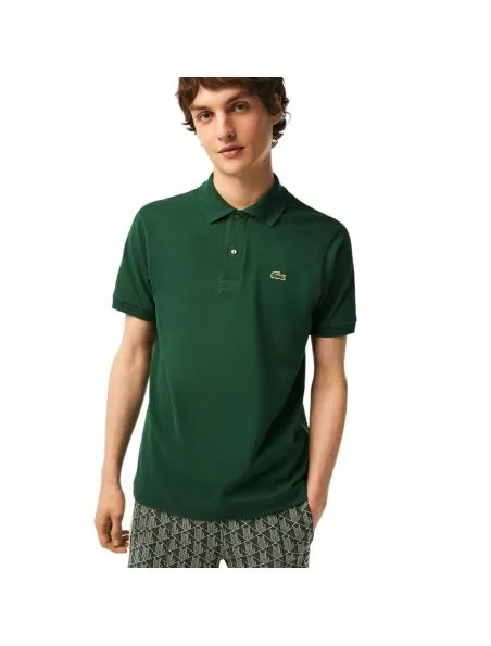 LACOSTE Polo Classic Fit Hombre Verde Smeraldo