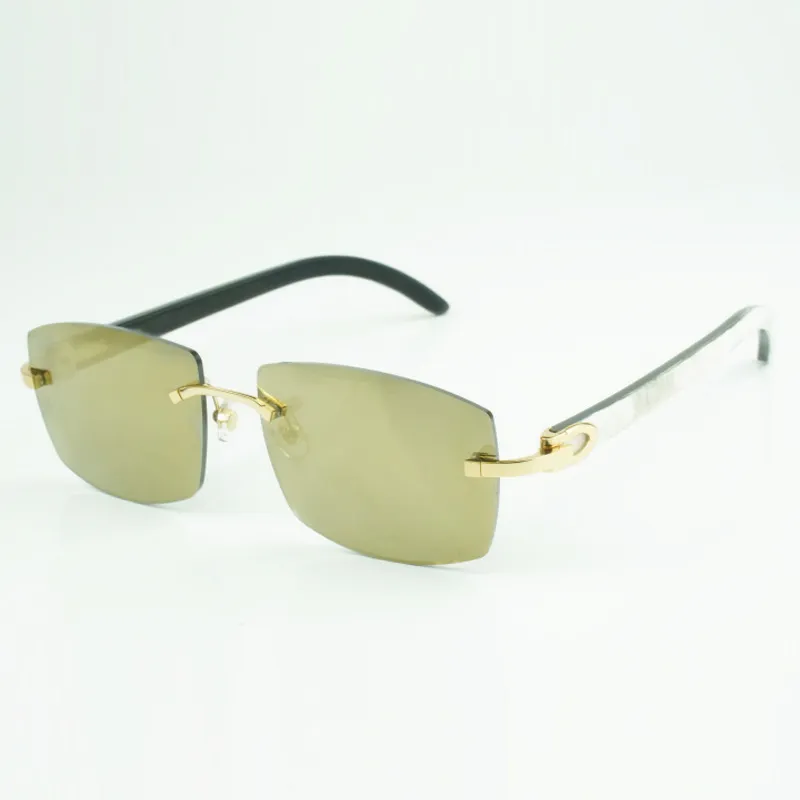 Las gafas de sol Buffs 3524032 vienen con un nuevo hardware C que es plano con patas de cuerno de buey mixto puro