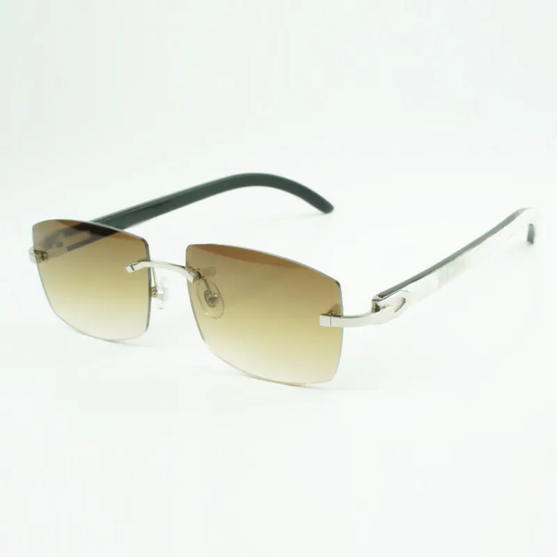 Las gafas de sol Buffs 3524032 vienen con un nuevo hardware C que es plano con patas de cuerno de buey mixto puro