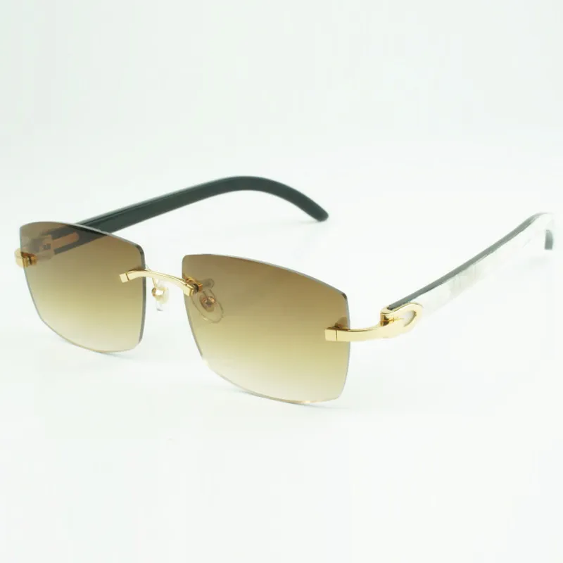 Las gafas de sol Buffs 3524032 vienen con un nuevo hardware C que es plano con patas de cuerno de buey mixto puro