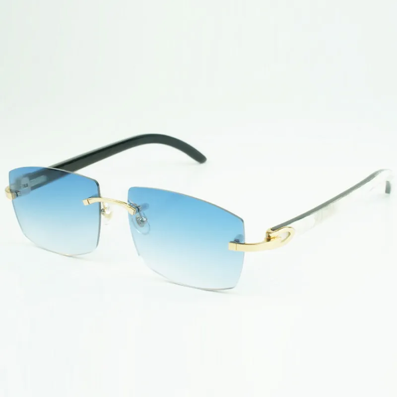 Las gafas de sol Buffs 3524032 vienen con un nuevo hardware C que es plano con patas de cuerno de buey mixto puro