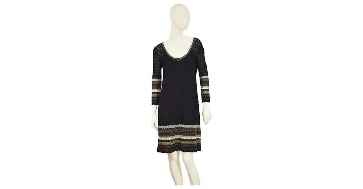 M Missoni Vestidos Negro 