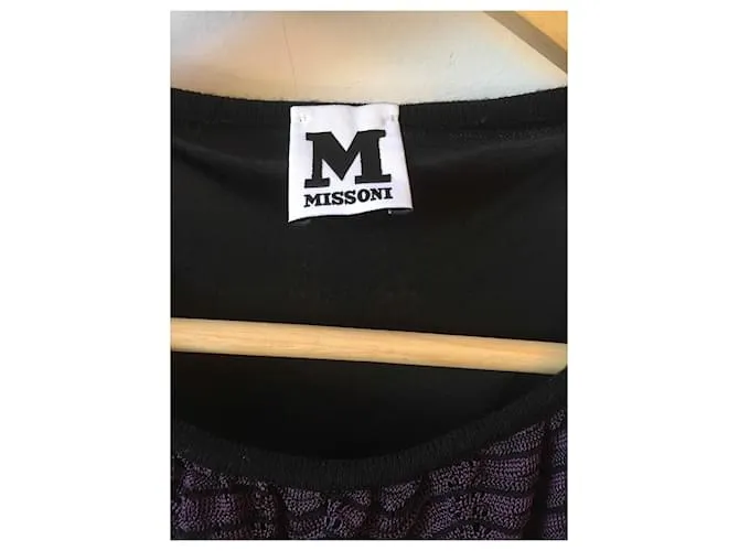 M MISSONI Vestidos T.Internacional M Sintético Negro 