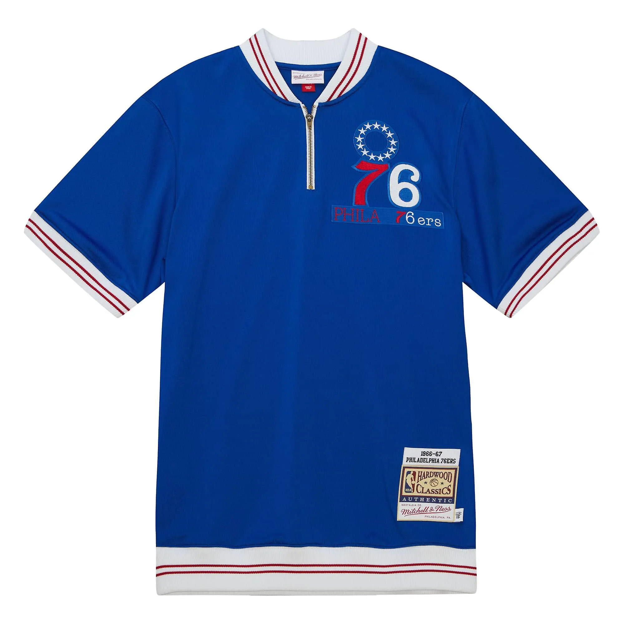 M&N Authentic Shooting Shirt Philadelphia 76ers 1966-67