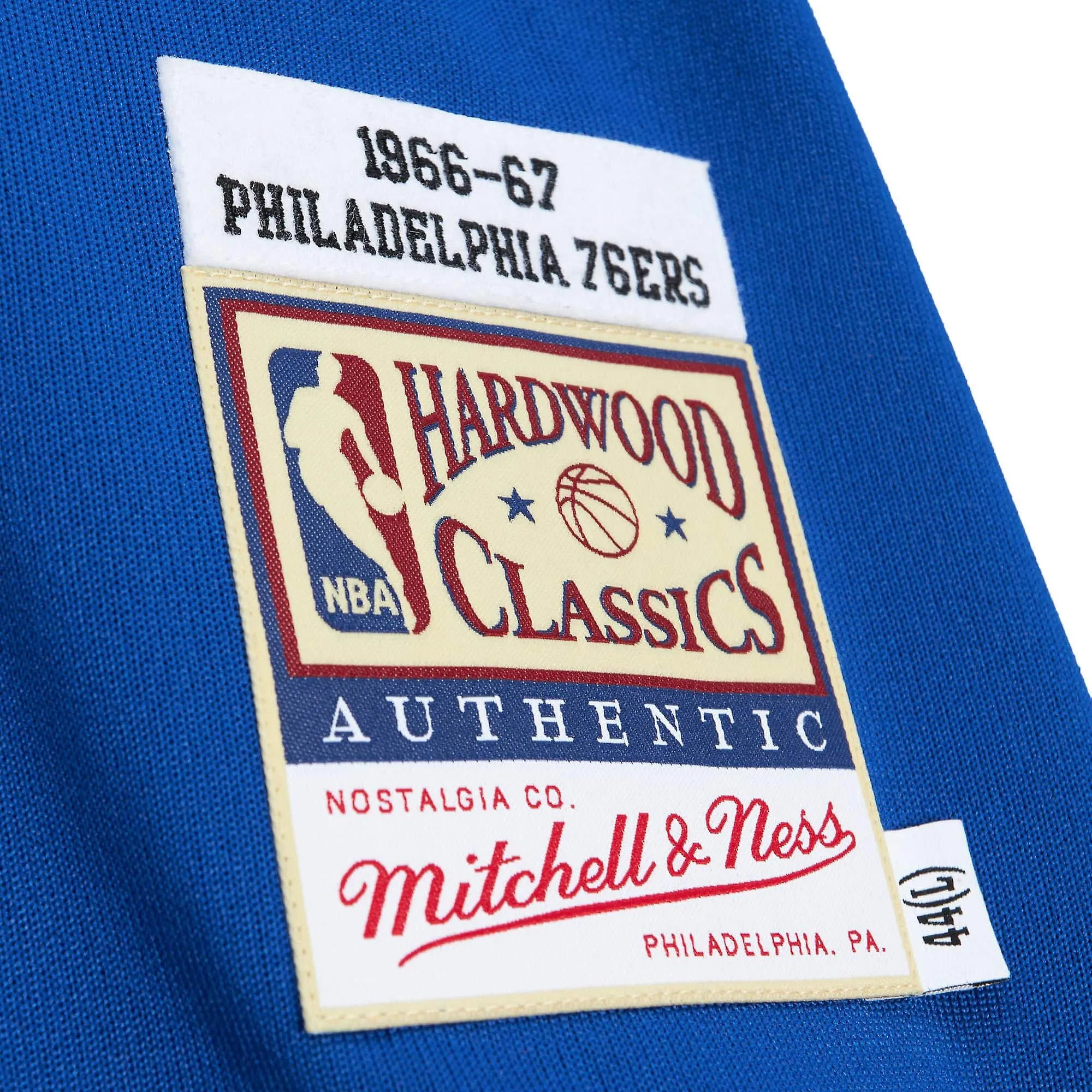 M&N Authentic Shooting Shirt Philadelphia 76ers 1966-67