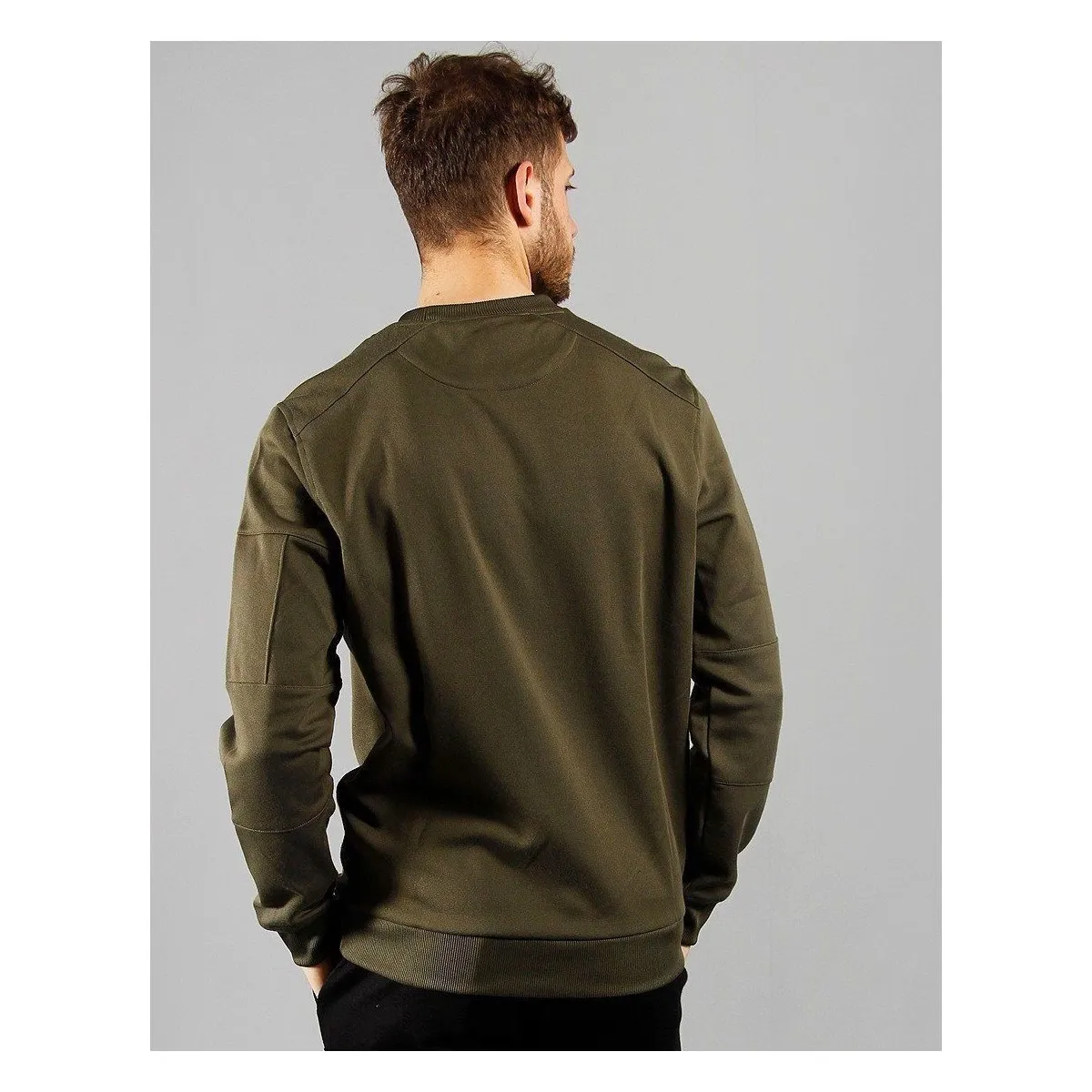 ML1742V TRICOT CREW NECK SWEATSHIRT-W48 OLIVE