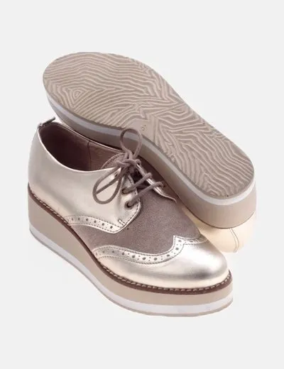 Mo. Zapato oxford plataforma