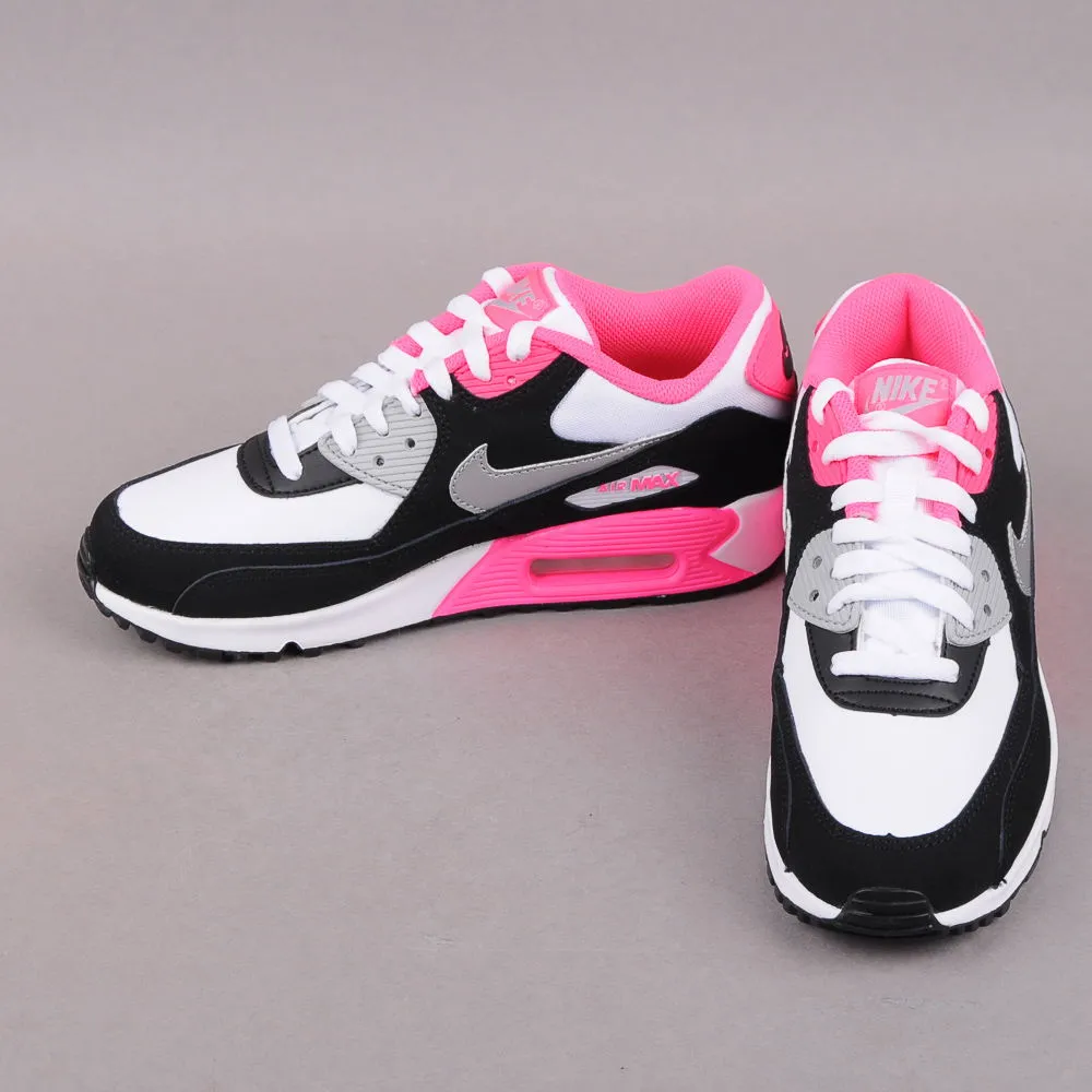 Nike Air Max 90 2007  "White Black Pink' GS