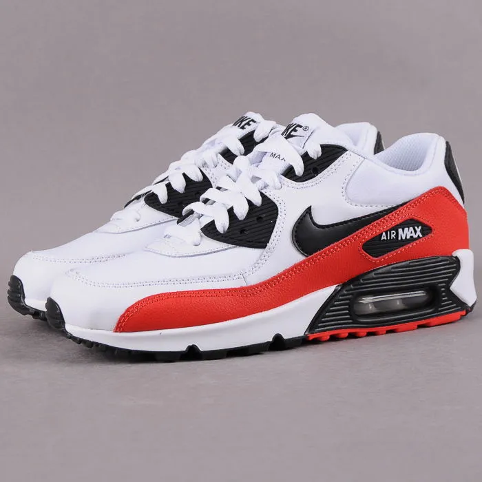 Nike Air Max 90 "White Black Crimson" GS