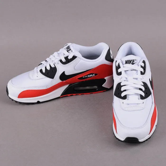 Nike Air Max 90 "White Black Crimson" GS