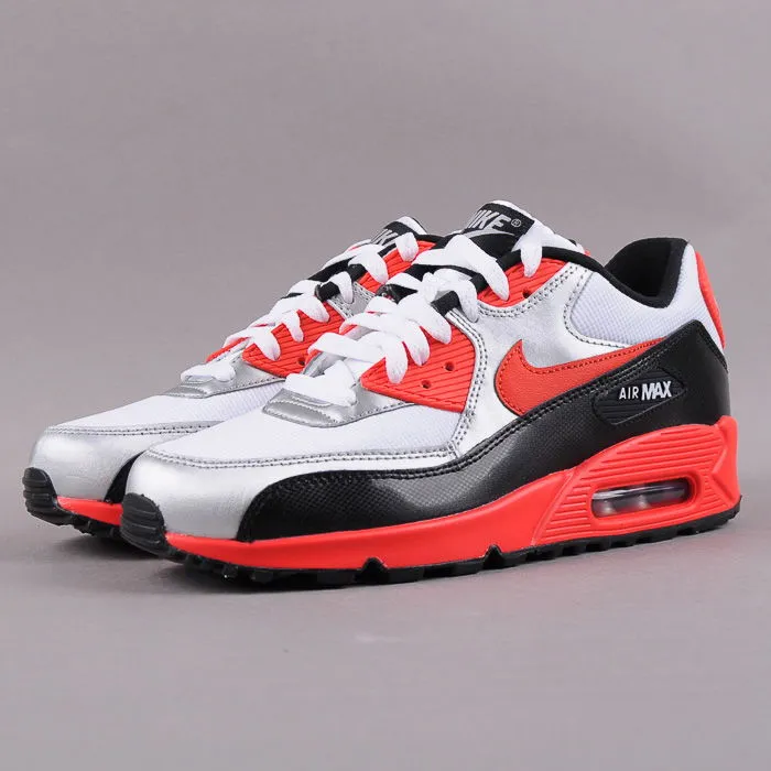 Nike Air Max 90 "White Light Crimson Black" GS